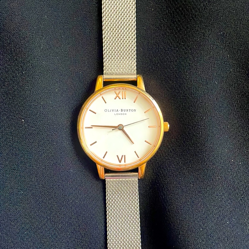 Gold & Stainless Steel Olivia Burton Watch